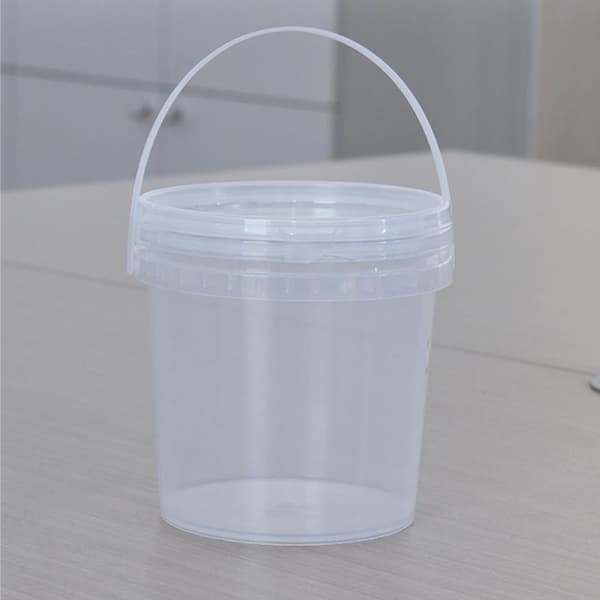 500 ml plastförtjockningshink mjölkte-hink med lock St A2