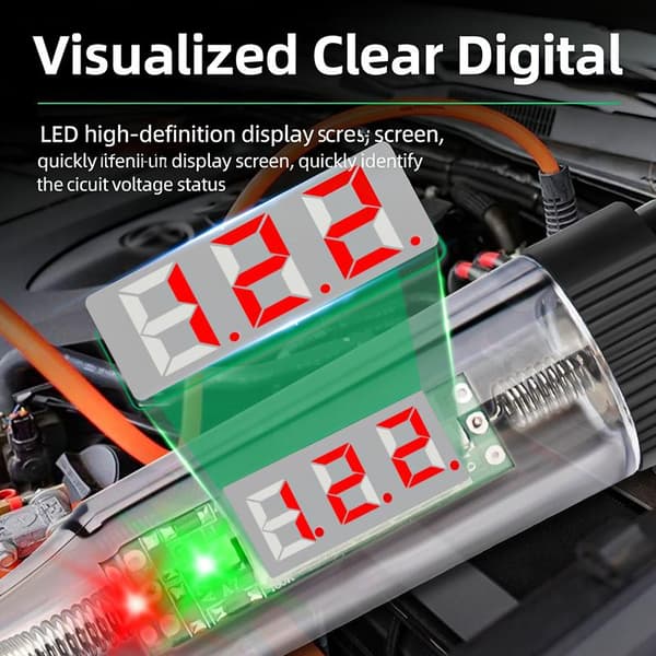 Digital Display Spänningskrets Testare 5V Till 110V Multifunktion A1