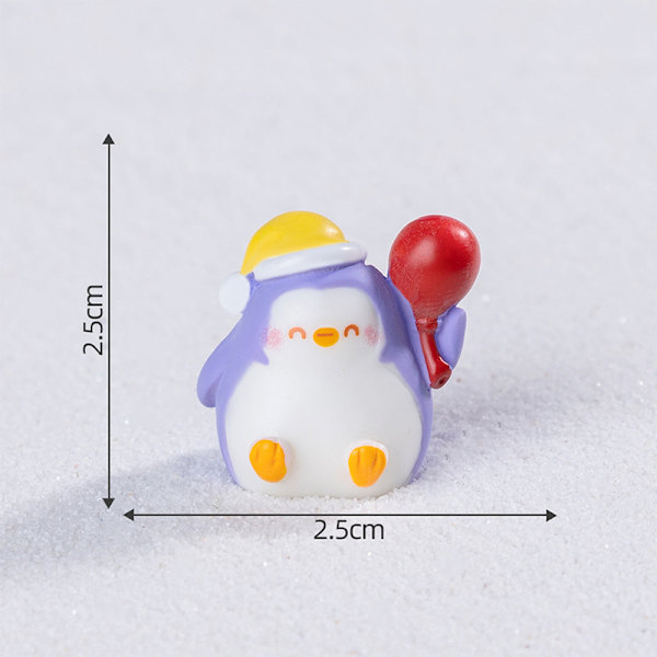 Mini Juldekoration Snögubbe Träd Mikrolandskap Ho A8