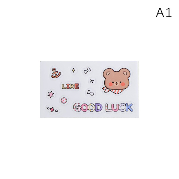 Cartoon Transparent Card Cover Beskyttende Holder Avatar Blockin A1
