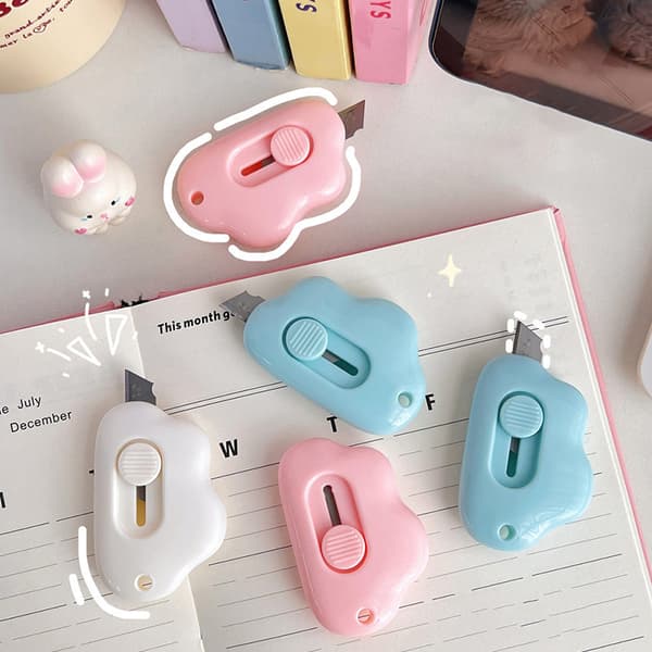 e Cloud Shape Mini Portable Utility Paper ter ting Paper Pink