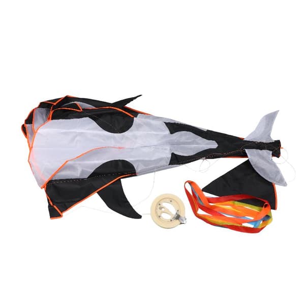 Delfin Drage Flyvende Nylon Blød Dragesnor Dyredrager Oppustelig Only Kite