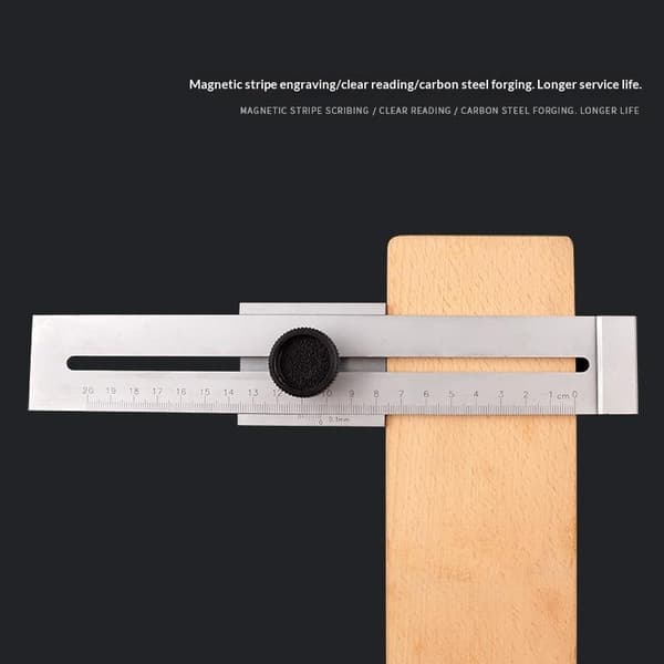 200mm 250mm 300mm Stål Markeringsmåler Parallel Lineal Præcis Sl A3
