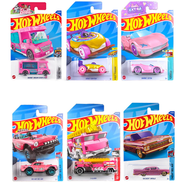 Pink barbie Hot Wheels 1:64 Corvette Sweet Driver Cast Alloy Ca A5