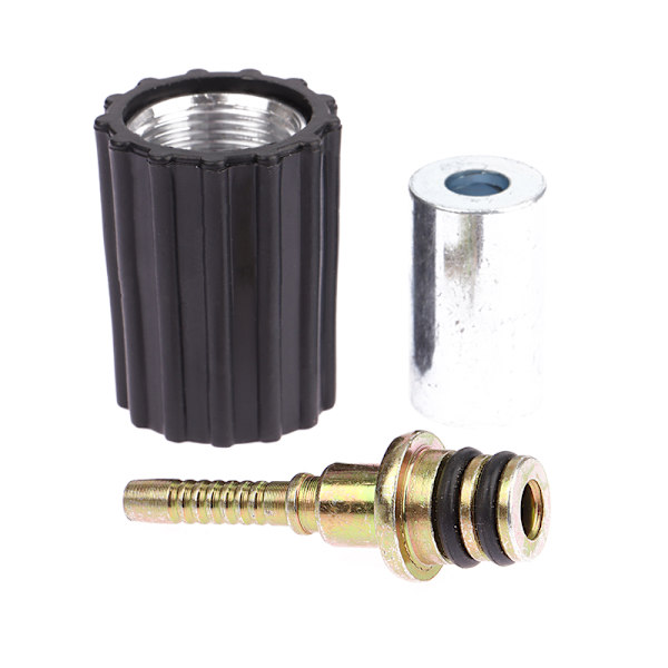 Høytrykksspyler Slangeinnsats Fittings DN6 D15mm Ringmutter M2