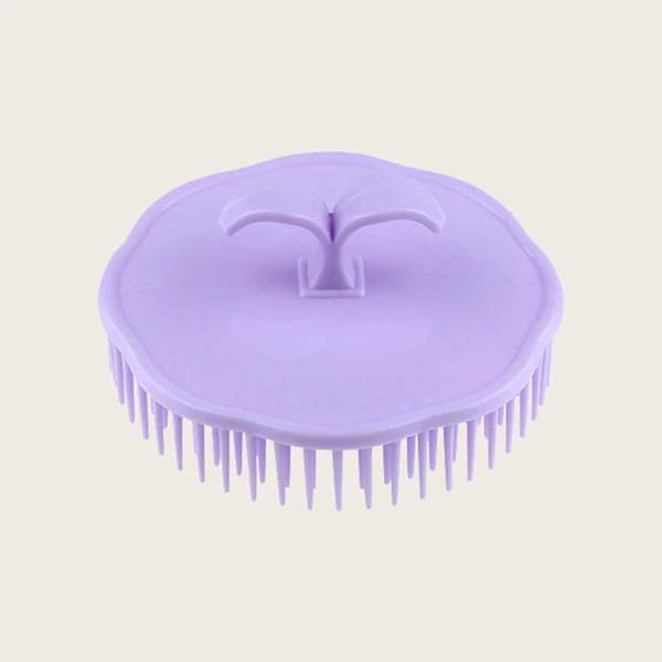 1 st svart hårkam hårbottenmassager rund kam för kvinnor män S E