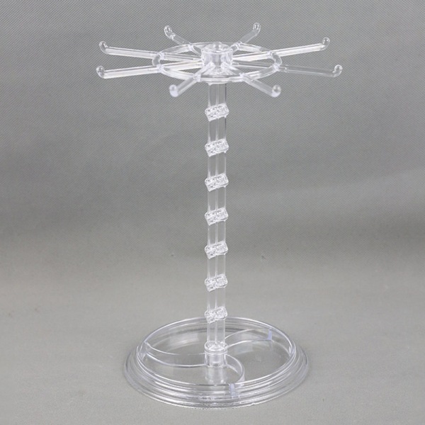 Smykker Roterende Ring Display Holder Organizer Halskjede Keychai F