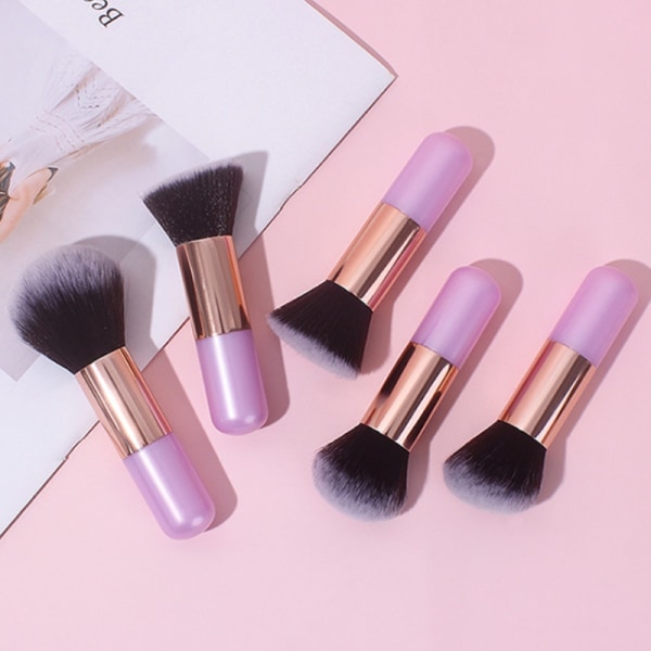 1st rosa/lila handtag stor storlek makeup borste Foundation Blush Pink Blush brush