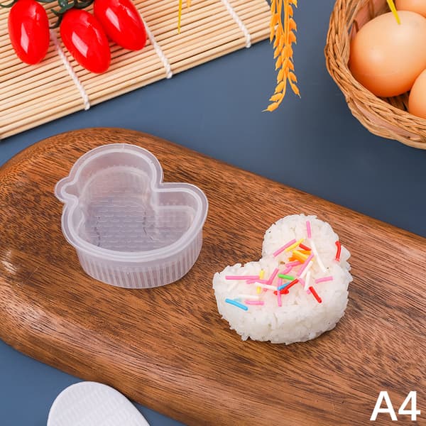 Gennemsigtig ris grøntsagsrulle sushi form DIY form til børn A2