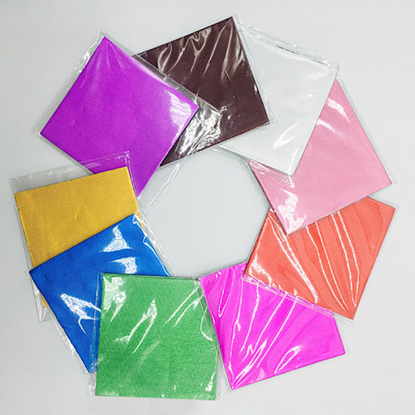 100 st folie godispaket papper choklad aluminium godis socker Gold