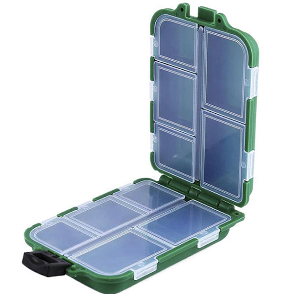 Pill Box Medicin Organizer Dispenser Box Case Travel Tablet Co Green