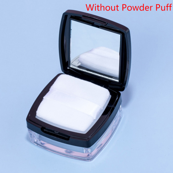 6g Resebärbar Löspulver Plast Tom Box Kosmetik Forts Bright black