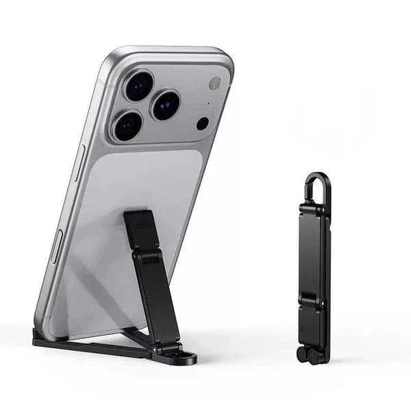 1 st Mini Vikbart Nyckelring Telefonställ Multi-Vinkel Justerbart A1