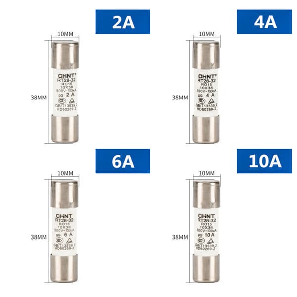1kpl 500V 10*38MM 2A 4A 6A 10A 12A 16A 25A 32A DC PV aurinkosulake 6A