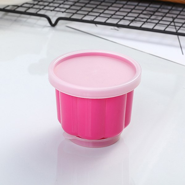 1 STK Pudding Geléform Gjenbrukbar plastsjokoladekakeform Ba Rose red