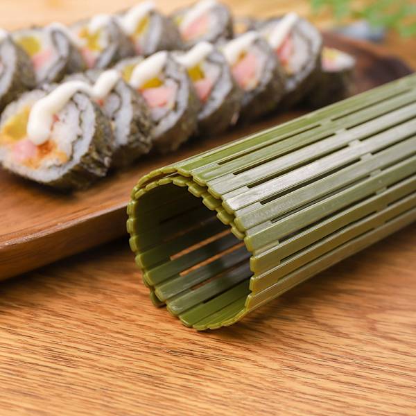 Kjøkken Sushi Rullematter Vaskbar Gjenbrukbar Sushi Form Matte DIY