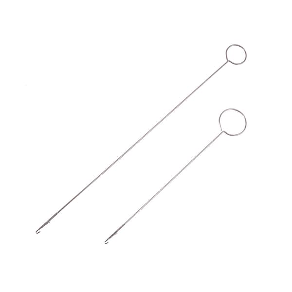 DIY Metallsytråd Vändkrok för att vända tygrör Remmar 18cm