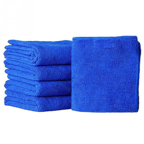 5 stk. holdbare mikrofiber rengøringsklud til bil