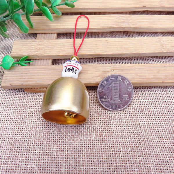 Bell Blessing Feng Shui Vindklokker for Lykke og Formue Hjem C 1pcs