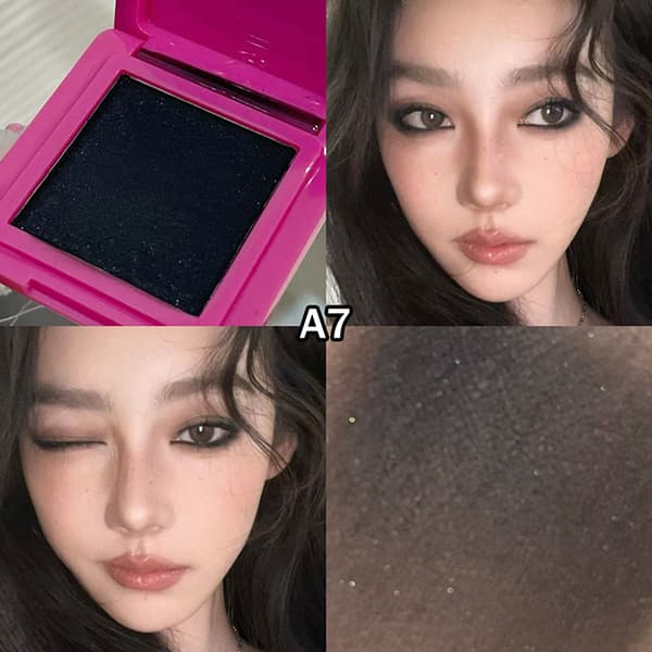 Ögonskugga Glansig Glitter Pärlemorskimrande Ögonskugga Highlighter Långvarig A7