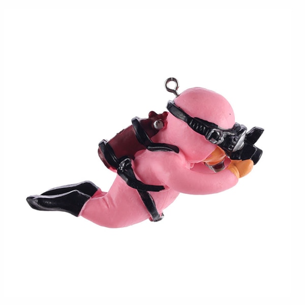 Kawaii Resin Frogman Aquarium Ornaments Mielenkiintoisia kelluvia De A7