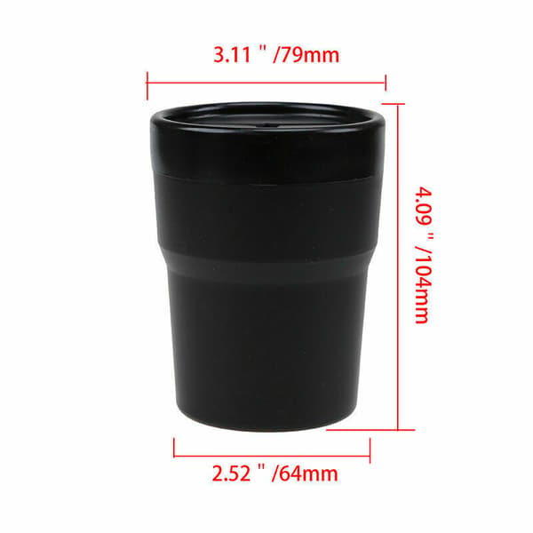 Bil Silikone Multifunktion Mini Pen Tissue Holder Møntboks Tras Black