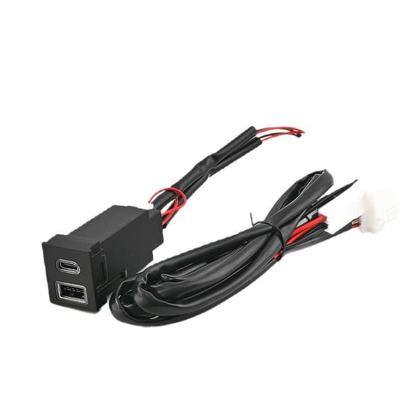 Til RAV4 USB Biloplader PD QC3 0 Hurtigoplader Til Lighter Rig A4