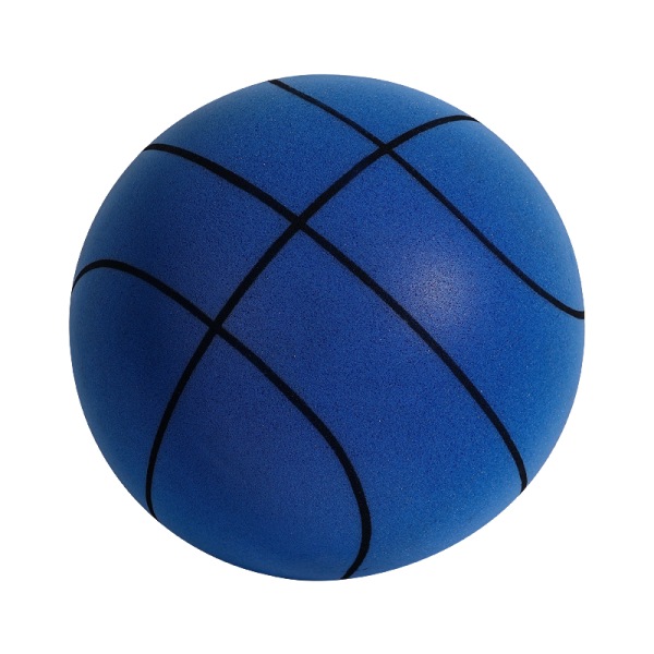 Silent Training Basket High Density Foam Indoor Sports Ball Blue