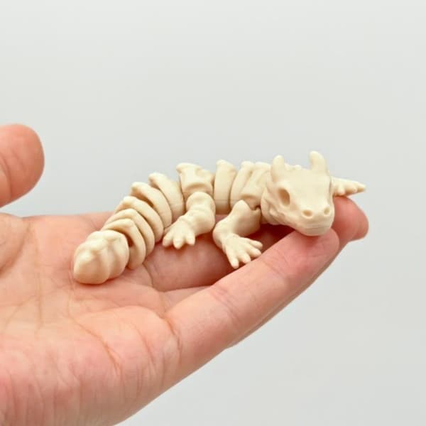 3D-printat marint livsskelett, rörligt i hela kroppen, simmar fritt A5
