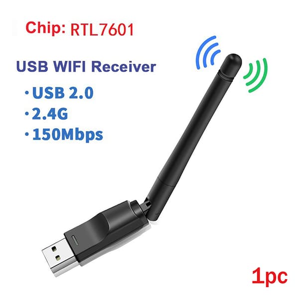 150 Mbps Mini USB WiFi-adapter MT7601 Trådløst netværkskort Wifi A