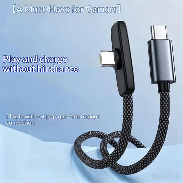 90 graders typ C-kabel 100W snabbladdning dataöverföringskablar 100cm