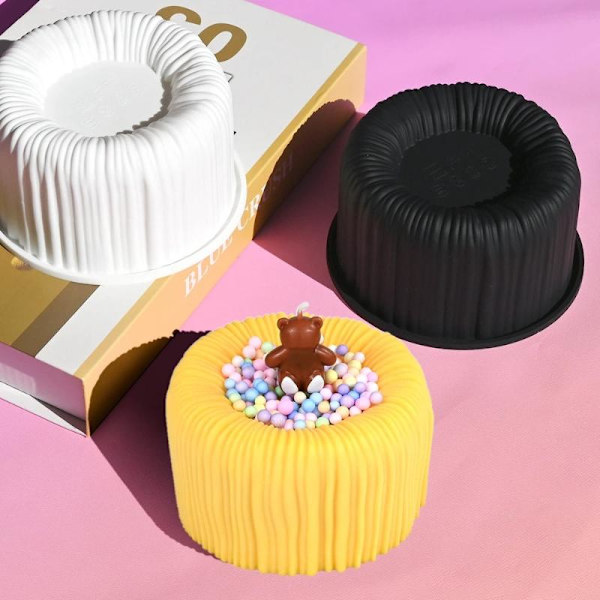 3D Mousse Kageform Chokolade Dessert Bagværk Silikoneform Bageform B