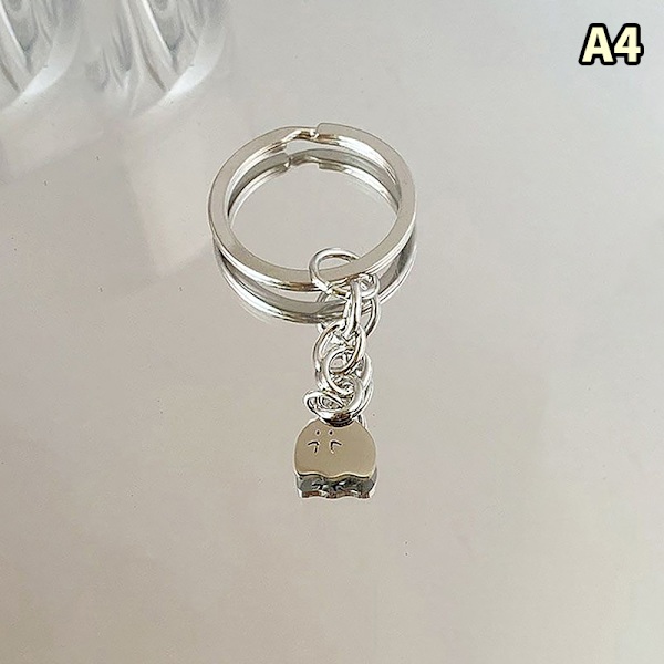 Mote tegneserie Little Ghost Par nøkkelring anheng e nøkkelring A4