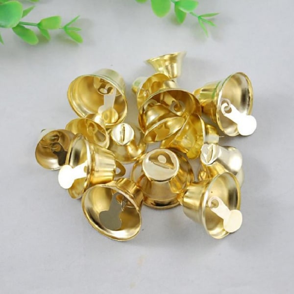 10-50mm kullatut kellot koristeet trumpetti mini Jingle Bells C 25mm