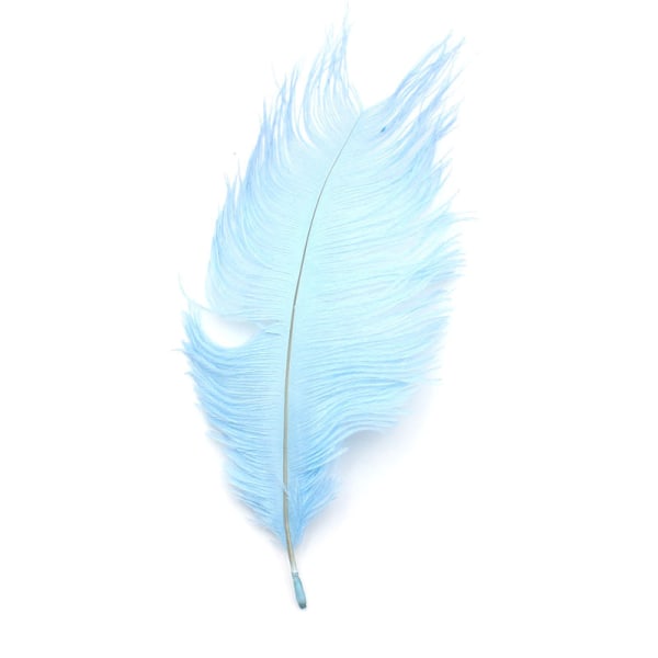 Nail Art Feather Display Stand Feather Decoration Colorful Phot Sky blue