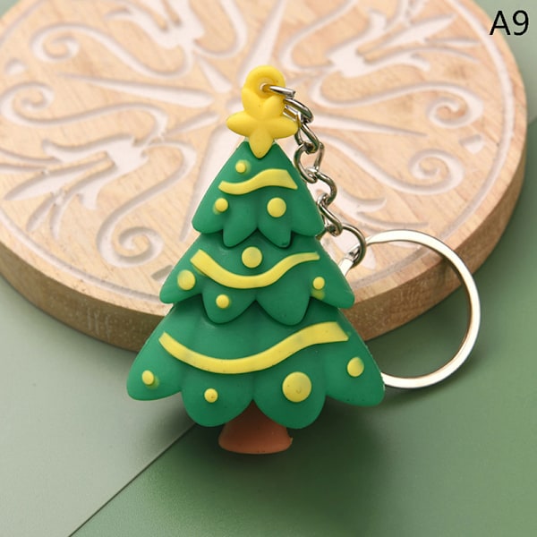 Julserie Tomte Julgran Nyckelringar För Ryggsäck A9