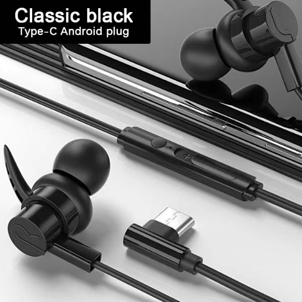 Peli E-urheilukuulokkeet Type-c/3,5mm Plug Langalliset kuulokkeet Mi Black type c