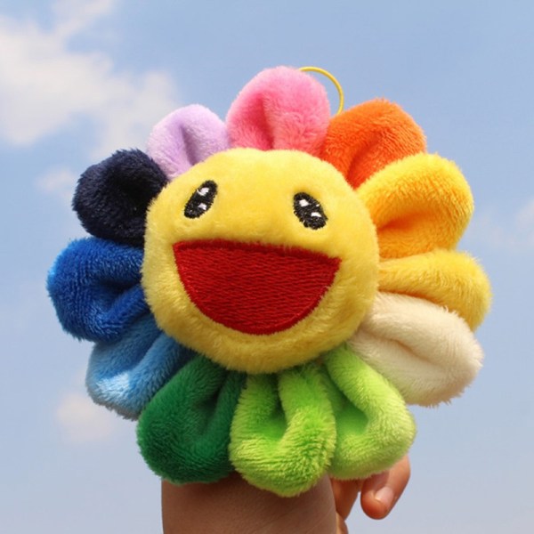 Pehmoiset avaimenperät Sun Flower auton avaimenperä rintakoru auringonkukka-avain 1pc