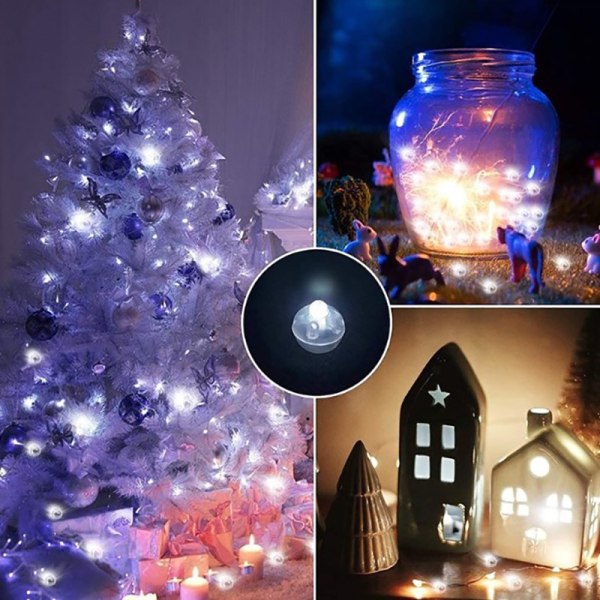 5 stk LED Ballon Lys Lille Led Lys Rund Led Kuglelampe Weddi A3