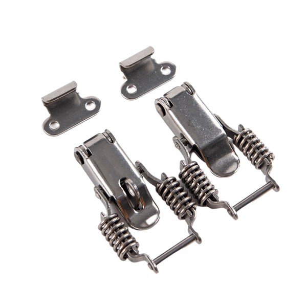 Rustfritt stål 304 Spring Hasp Toolbox Toggle Låser Lås Har A3
