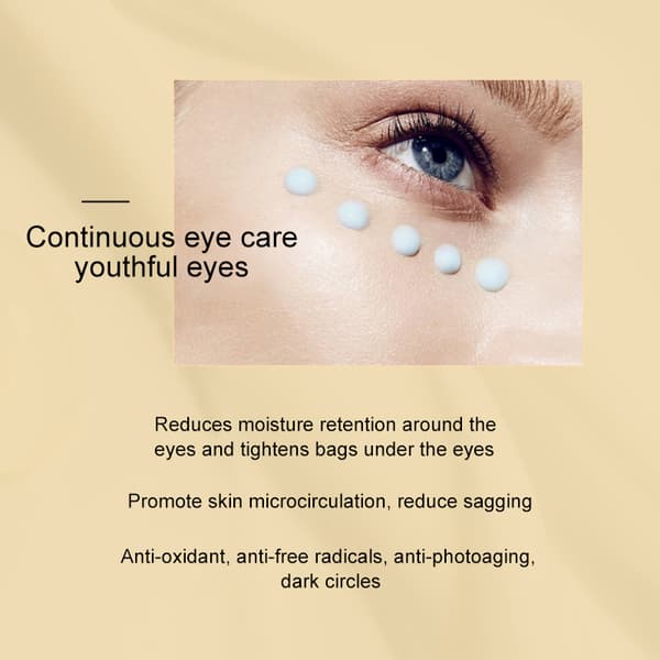 MOIKA Retinol Repair øyekrem reduserer fine linjer og mørke ringer 30g