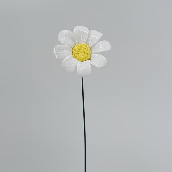 6/8/10 stk. keramiske margeritter håndlavede evige blomster DIY A6