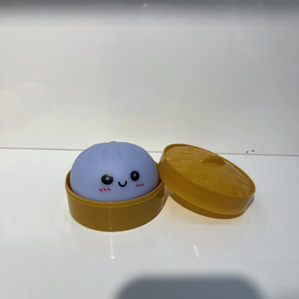 Luova e Dumpling LED-yövalo painettava lelu D