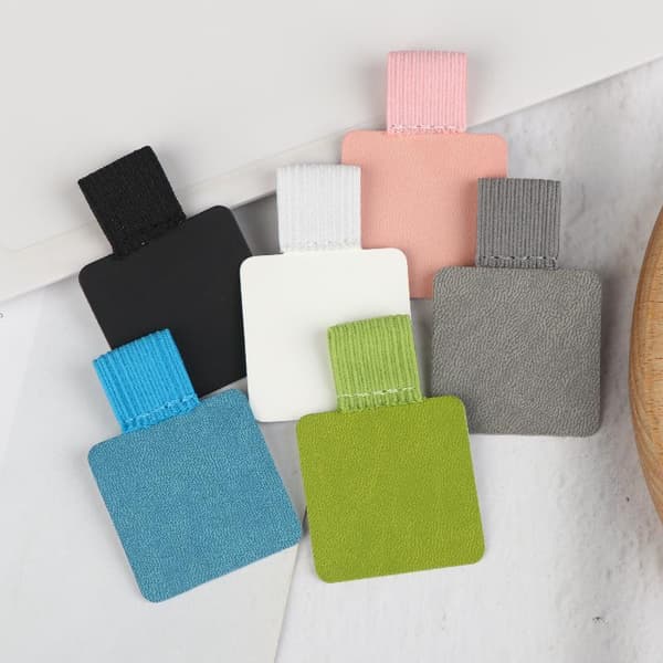5/10 stk. elastisk pennholder for notatbøker, journaler, planleggere Black 5pcs