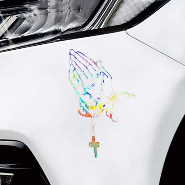 1 stk. \"Light My Way\" motorsykkelklistremerker vanntette DIY bil bak B