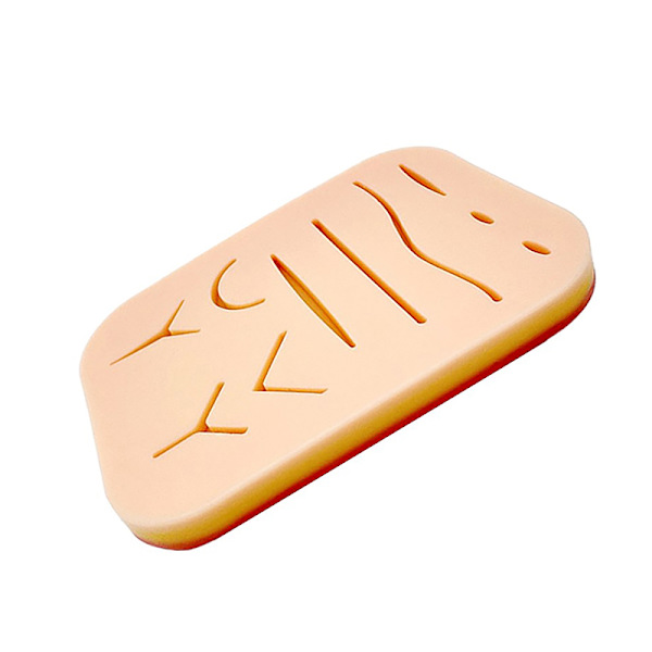 Silikon Human Traumatic Skin Model Återanvändbar hudsår Sutur