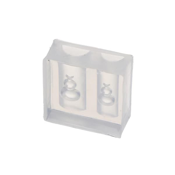 Silikon nagelform 3D Mini Vaser Nagelmallar Designverktyg Tra
