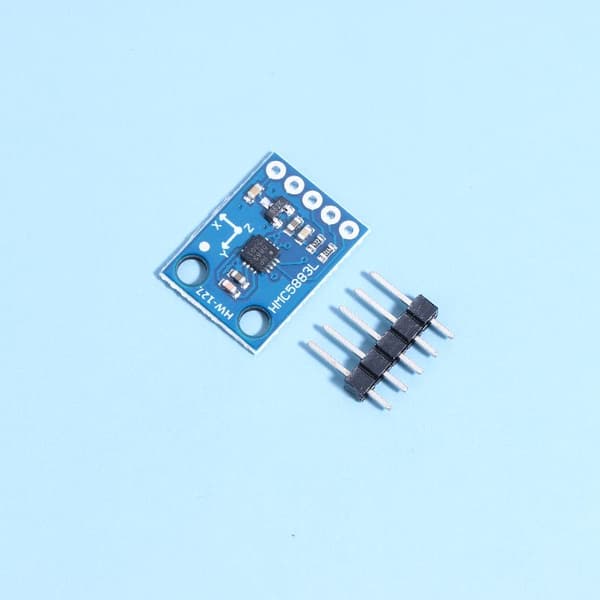 GY-273 QMC5883L Tre-akset magnetfeltsensor elektronisk komponent 1Pcs