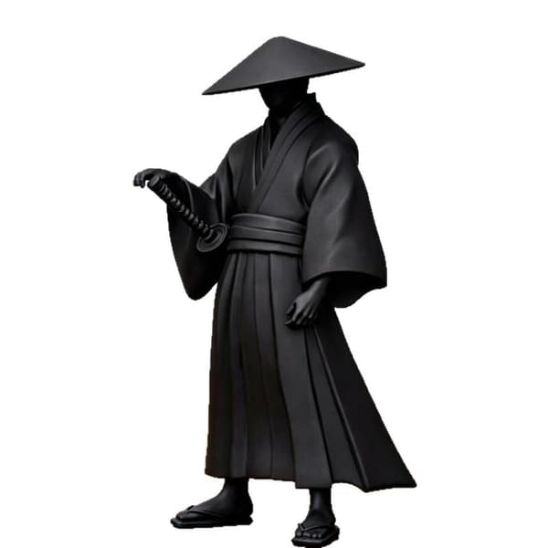 Mini Sverdmann Figur Bil Statue Ornament Miniatyrer Interiør
