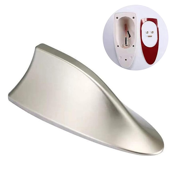 Car Radio Shark Fin Car Shark Antenne Radio FM Signal Design Fo Gold